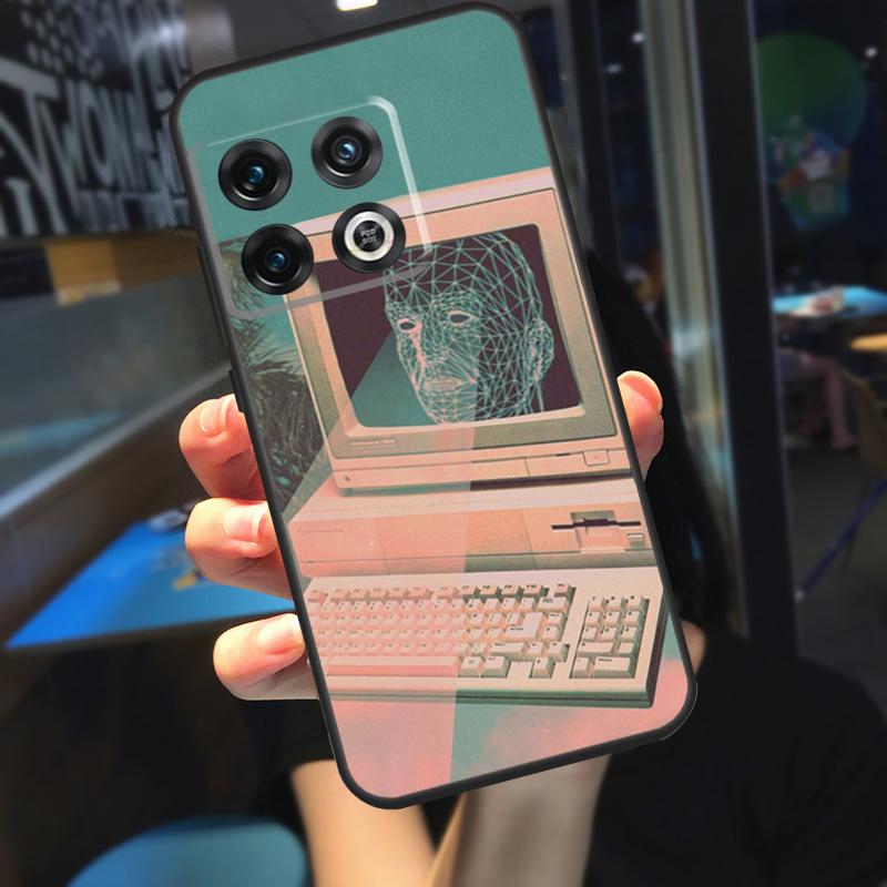 Retro Aesthetic Japanese Game Over Funda For OnePlus 10T 8T 9RT 12 13 13R 11 9 10 Pro OnePlus Nord 4 CE 2 3 Lite N20 N30 Case