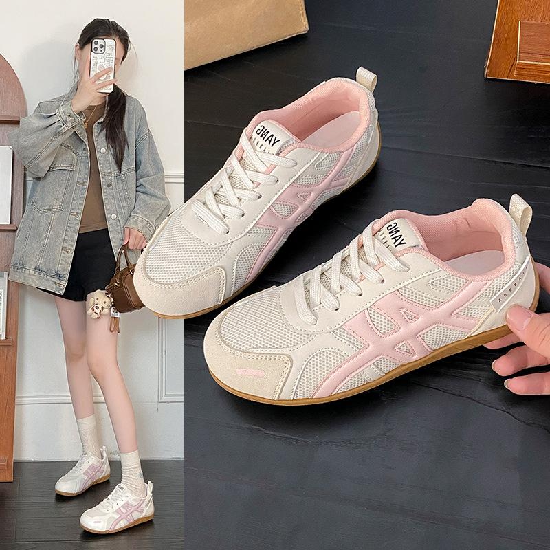 Women's new summer women's shoes blue mesh breathable thin-soled casual sports white shoes