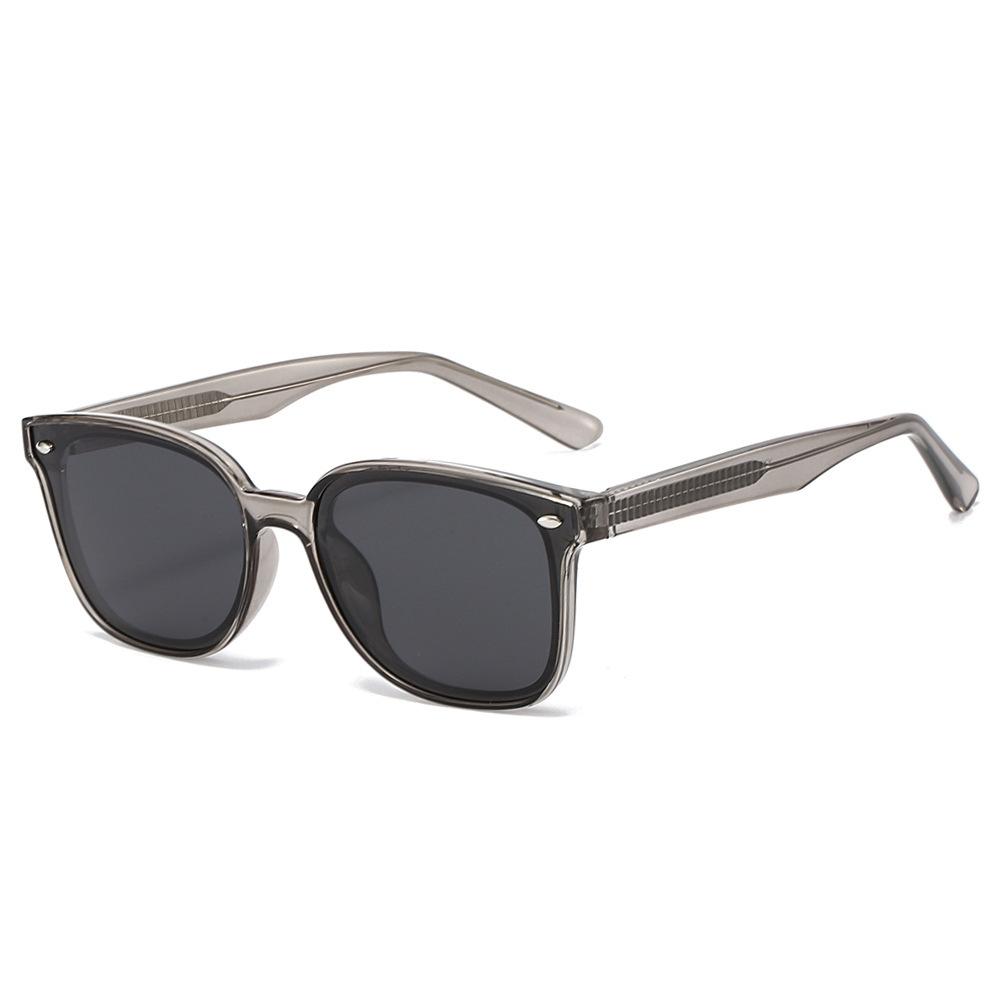 Retro Square Polarized Sunglasses Men Unisex Brand Designer Stainless Steel Core for Driving Fishing Sun Shades