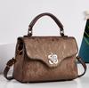 Schultertaschen Retro-Geldbörse Clutch Schulter-Handtasche mit Reißverschluss Crossbody für Damen Retro-Umhängetasche Crossbody-Handtaschen Damen-Handtaschen mit oberem Griff