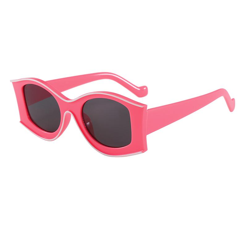 

Children oval funny trendy sunglasses for boys and girls fashiona street photography cute UV resistant glasses outdoor sunshade sunscreen C6