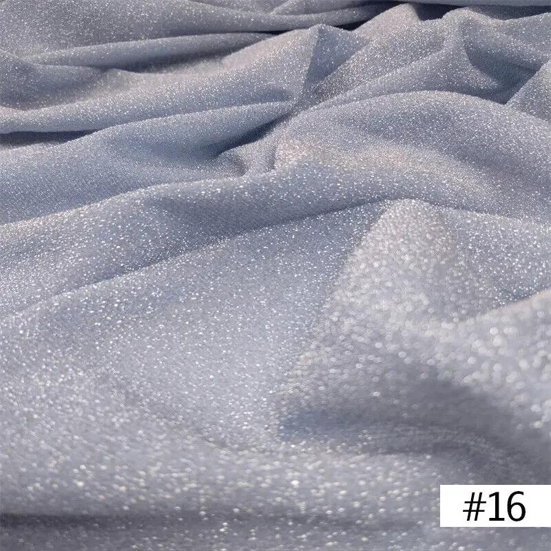 50x150cm Bright Shimmer Glitter Fabric Wedding Party Curtain Handmade Material DIY Sewing Craft Clothing Supplies