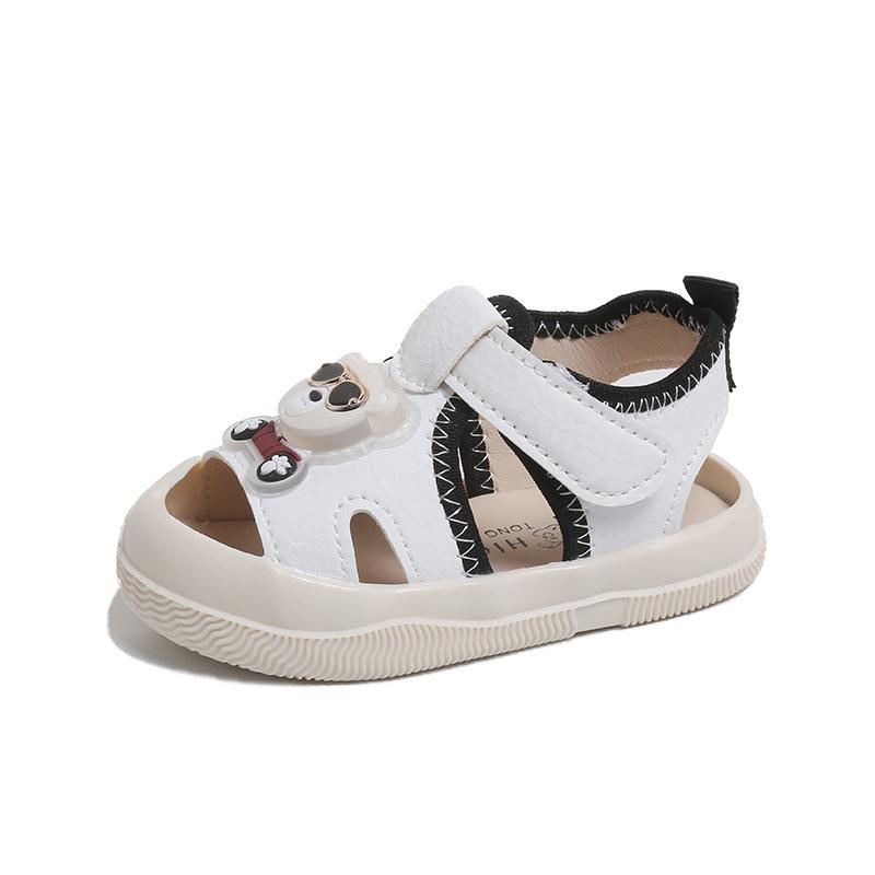 

Spring/Summer Toddler Squeaky Sandals with Lights - Baby Cartoon Soft Sole Shoes for Boys & Girls Size 20: 14cm