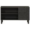 VidaXL TV Cabinet, Television Stand with Legs, TV Unit with Storage Living Room, Modern, Black Wood 356834