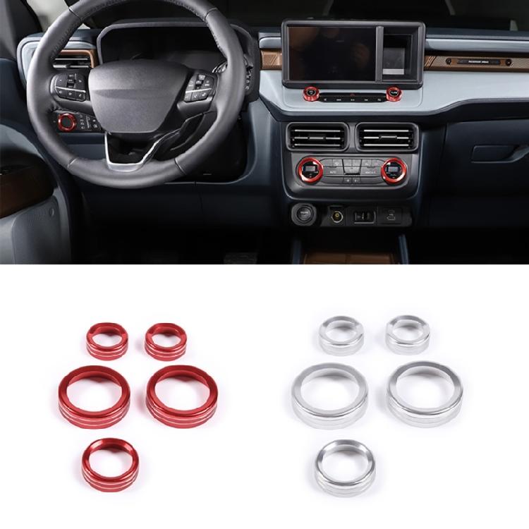 Colorful Car Center Control Air Conditioner Switches Cover Trims Button Rings