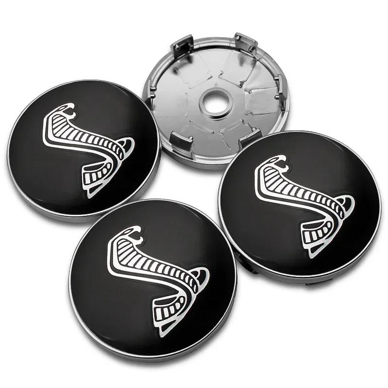 

New 2026 Car Sticker 4pcs 60mm Car Wheel Center Hub Cap Auto Rim Covers Emblem Badge For Ford Focus Fiesta Mondeo Ranger Kuga Mu