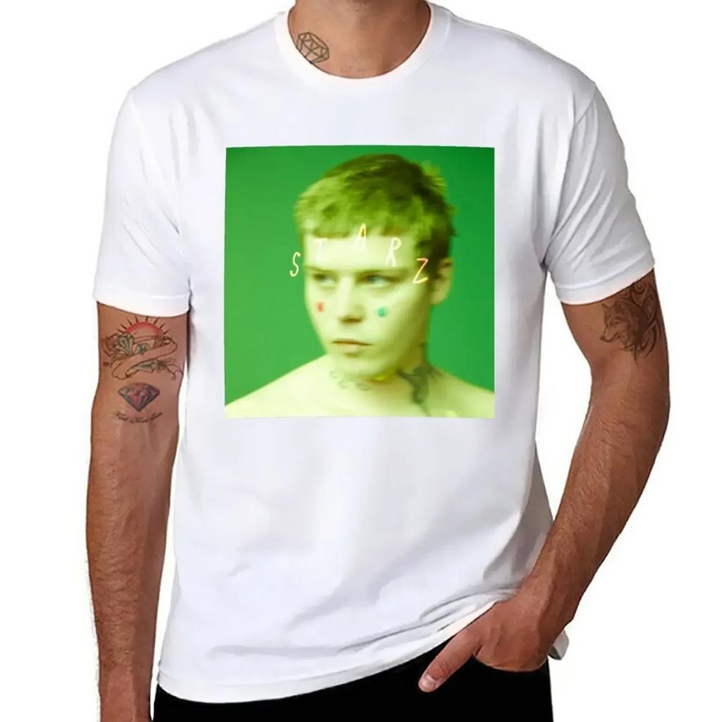 Yung Lean Starz T-Shirt New Edition Cute Tops Black T Shirts for Men