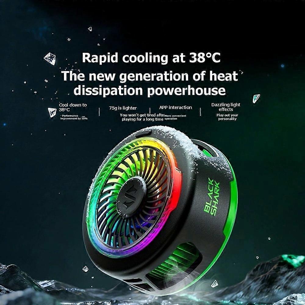 Black Shark 6 MAGNETICKÝ CHLADIČ Rychlý chladič telefonu Herní chladicí ventilátor pro iPhone17 Xiaomi Huawei Samsung Mobilní telefon Tablet