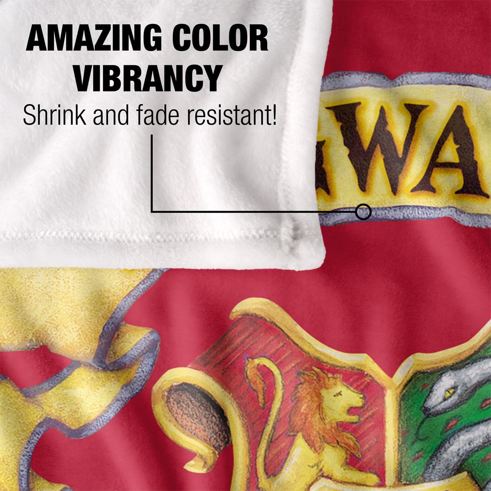 Harry Potter Hogwarts Crest Blanket