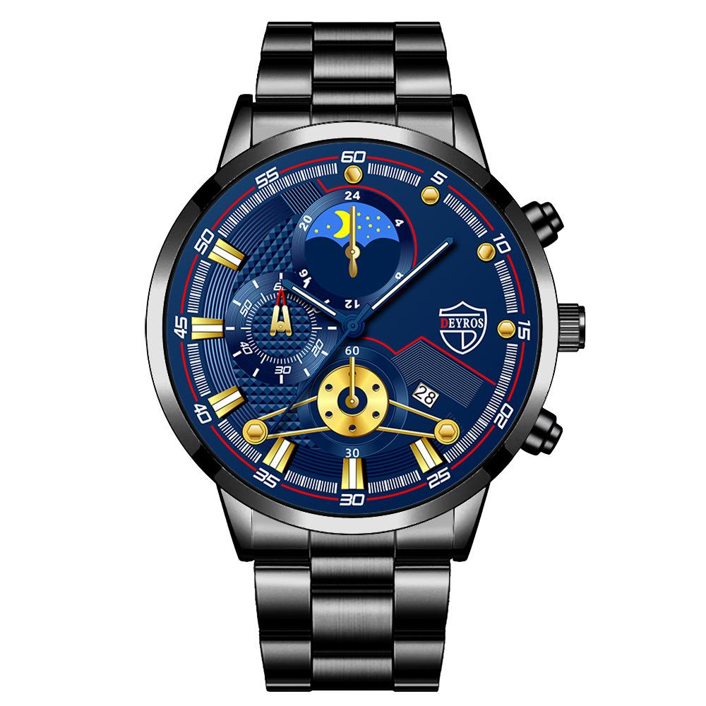 Men'S Watch Fully Automatic Quartz Watch Luminous Calendar