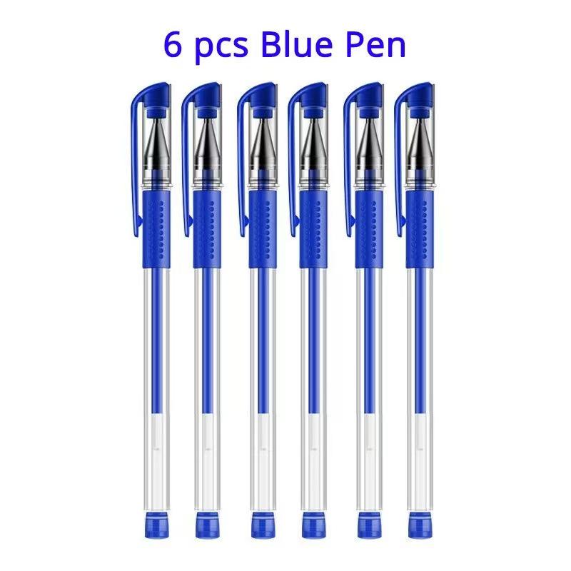 European Standard 0.5mm Black Bullet Tip Neutral Pen Set with Office Refills