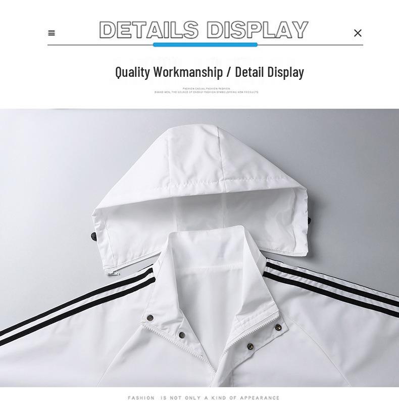 Men's Trendy Hooded Mountaineering Jacket - Versatile Spring & Autumn Style