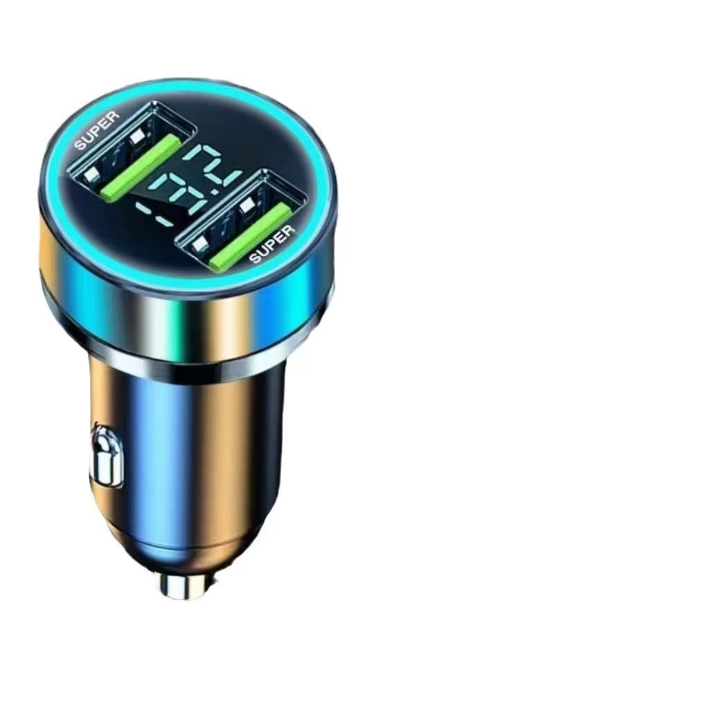 66W Dual USB Car Charger - Super Fast, Multi-Function Cigarette Lighter Adapter