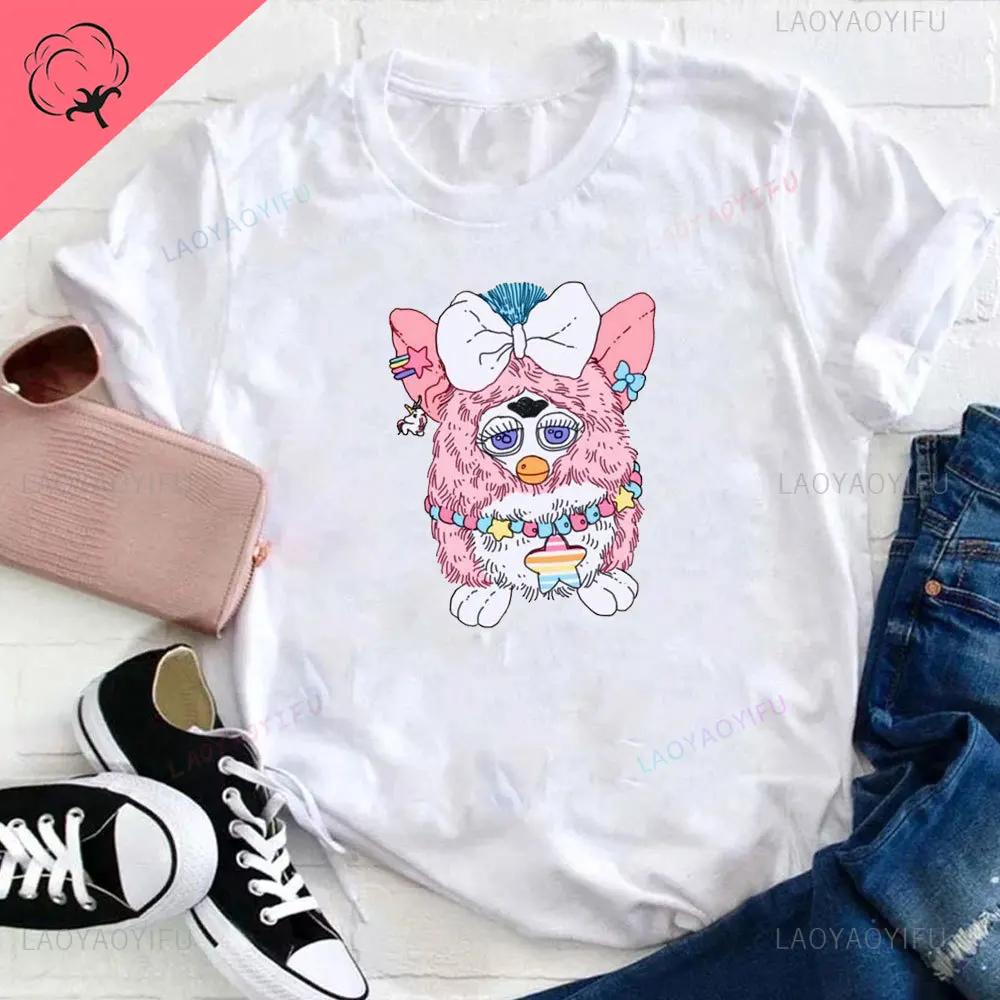 Furby Twilight Volturi New Moon Aro Caius Marcus The Volurby Funny Cartoon Classic Cotton T-Shirt  Tee Graphic T Shirts cotton