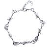 Unisex Gothic Punk Hip Hop Barbed Wire Thorn Chain Necklace