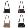 Street Style Small Chain Shoulder Bag With Magnet Closure For Daily Use