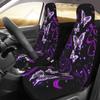 Purple Butterfly Car Accessories Car Seat Covers Bucket Seats Protector for Women Girl Full Set 2 Pcs