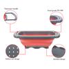 Myvit Collapsible Colanders Kitchen Strainer Basket Drain Folding Baskets Fruit Vegetable Foldable Draining Basket Kitchen Tools