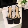 Non-slip skirt versatile sandals women 2025 new Internet celebrity explosive temperament fashionable one-word buckle sandals women