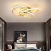 Modern LED Ceiling Lamp Black 3 Circle Indoor Lighting Living Room Hallways Corridors Balconies Office Home Hotel Art Decoration
