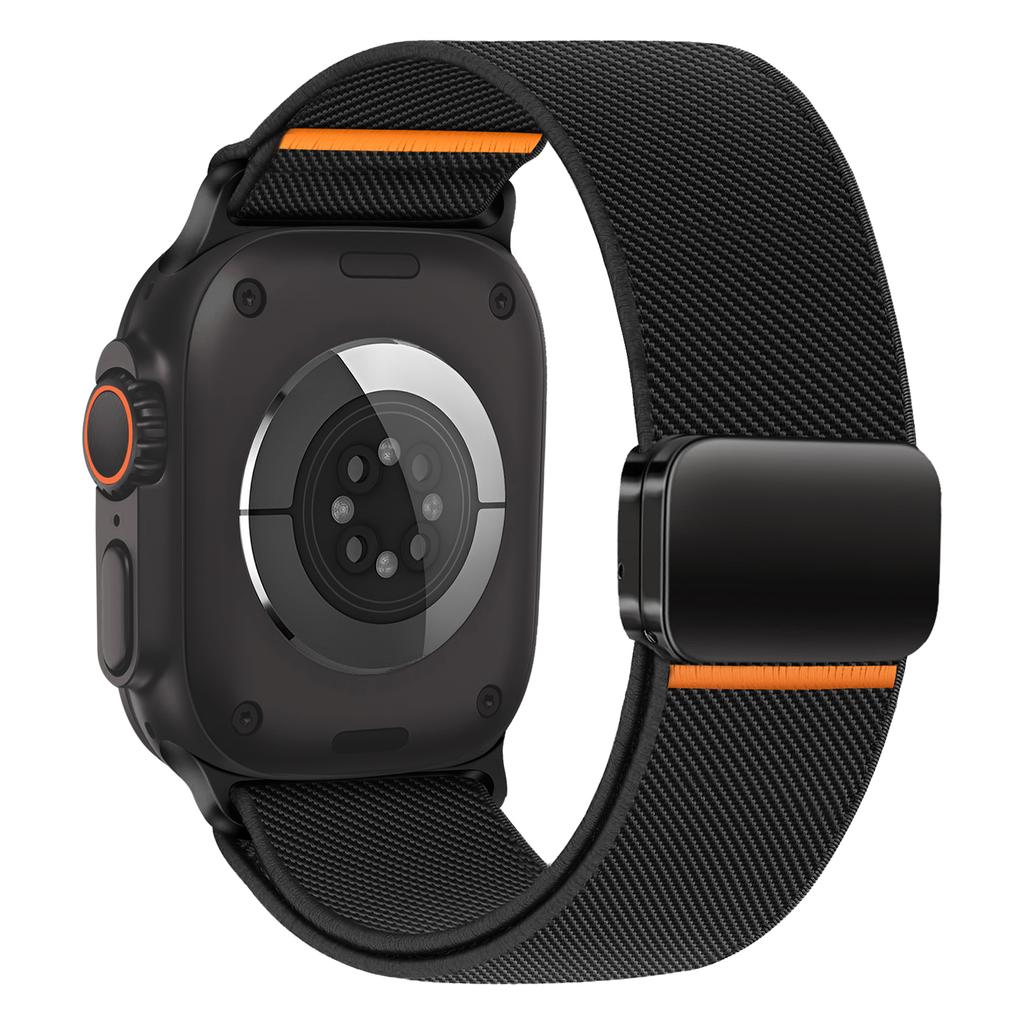 3PCS Magnetic Straps For Apple Watch Ultra 2 Band 49mm 46mm 44mm 45mm 42mm Elastic Nylon Loop Bracelet IWatch Series 10 9 8 7 SE