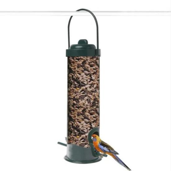 Garden Outdoor Balcony Hanging Bird Feeder Portable Pet Parrot Feeding Supplies