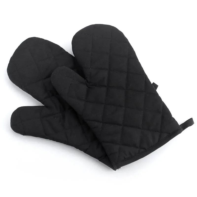 Non-slip Insulated Heat Resistant Kitchen Tool 1Pcs Microwave Oven Glove Mitten Baking Gloves Cotton