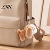 Stylish Bag Accessory Cute Dog Plush Keychain, Small Stuffed Animal Pendant for Backpack Mini Keychain Purse, Soft Puppy Key Ring Charm, Gift Lovers