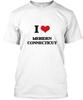 I Love Meriden Connecticut T Shirt Made In the USA Size S To 5XL