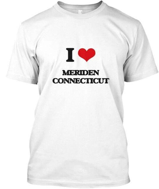 

I Love Meriden Connecticut T shirt Made in the USA Size S to 5XL S