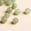 Authentic clear water green Hetian jade lotus beads for men and women, single lotus bead bracelet, Buddhist bead accessories, prayer bead accessories