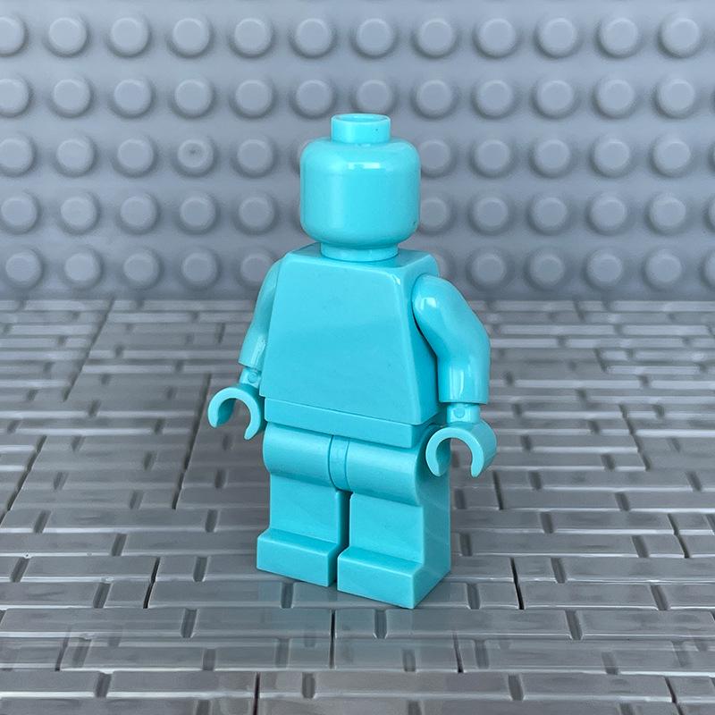 DIY Transparent Minifigure Building Blocks - Plain & Multi-color Paintable