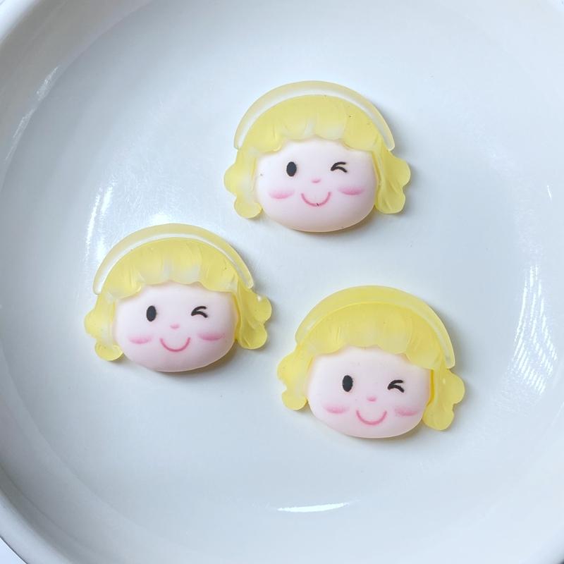 

10Pcs New Cute Mini Cartoon Boys And Girls Series Resin Flatback Cabochon Scrapbook Kawaii Embellishments Accessories