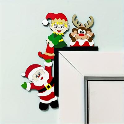 Weihnachtstürdekorationen Türeckendekorationen Weihnachtstürrahmendekoration(1 Stück)