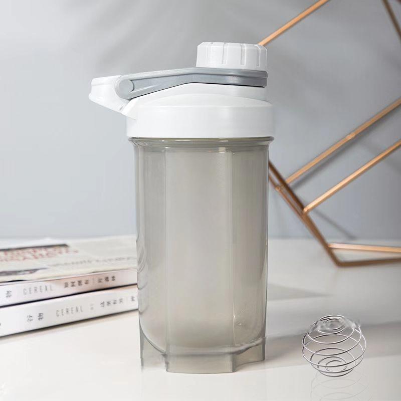 500ML Outdoor Sports Lightweight Handle Fitness Quick Leakproof Customized Logo Shaker Bottle