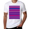 T-shirt Colori Bandiera Bi Pride Top Corto Manica Corta Dry Fit per Corsa