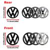 JQTYB1 1Pcs 135mm 112mm ABS Car Front Hood Cover Sticker Trunk For Volkswagen Golf 7 VW MK7 2014-2017 Logo Auto Badge Decal Accessories
