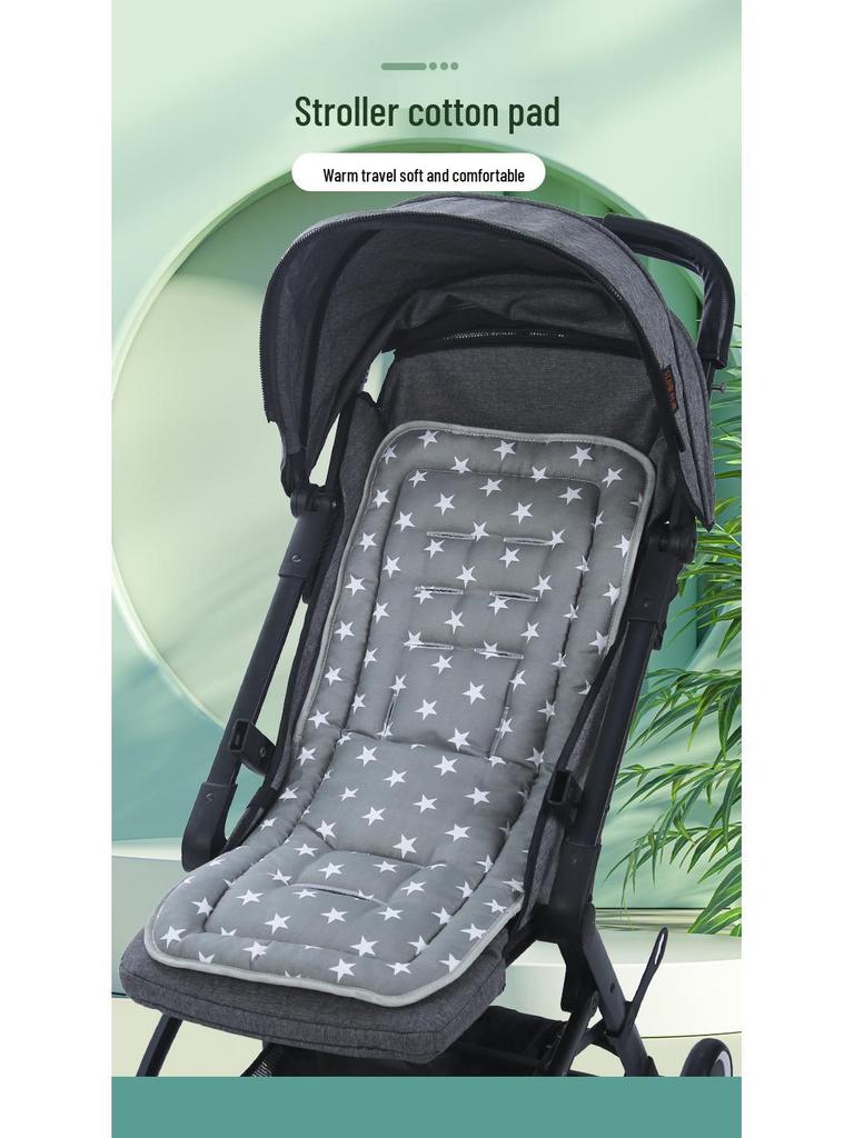 Thickened Cotton Pad Shock-Absorbing Baby Stroller Cushion for High Chair & Rocking Chair, Four Seasons Use