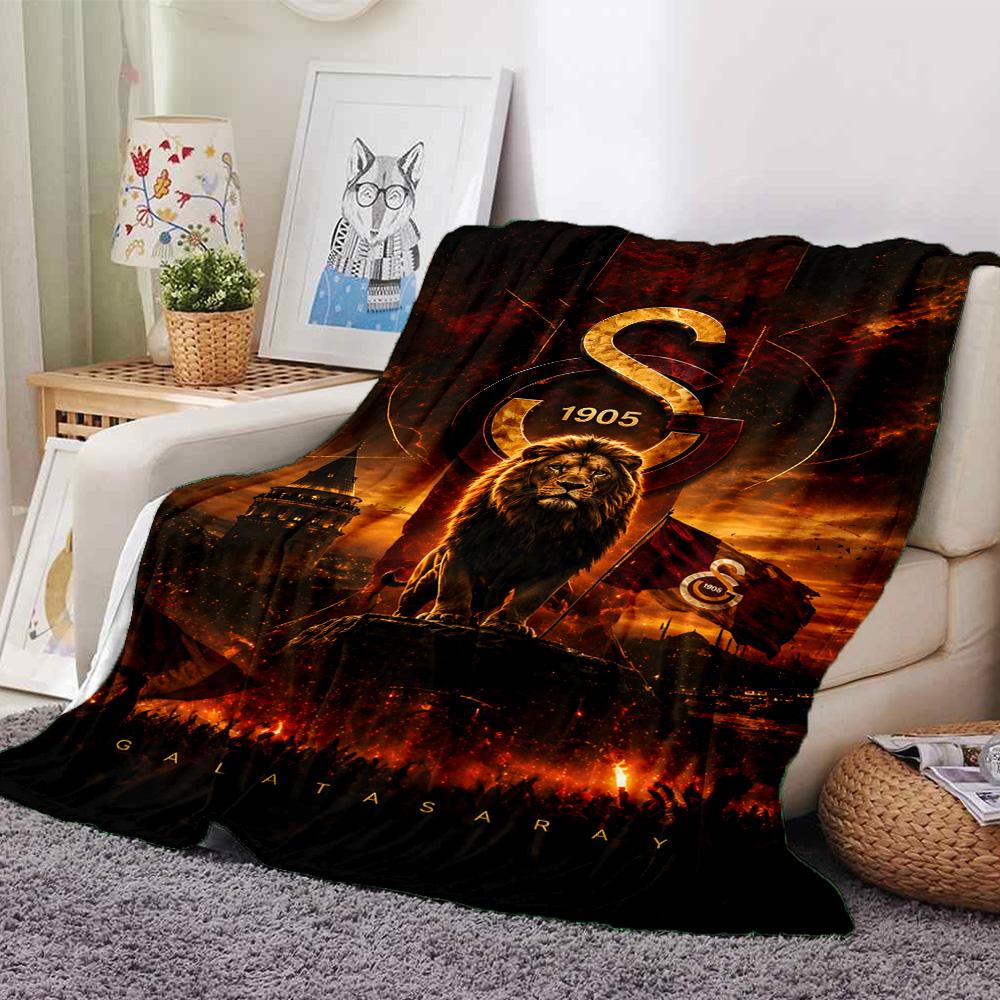 Galatasaray S.k Blanket Ultra-Soft Suitable for Office Chair Bed Office All-Season Use Stylish Decor Gift for Travel Home Birthdays
