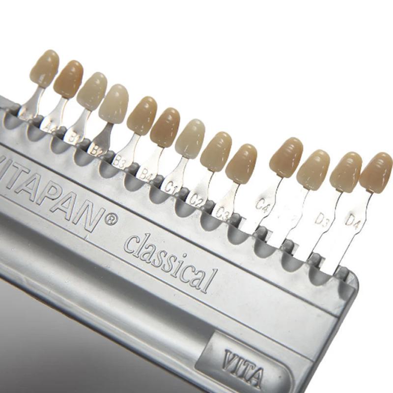 Dental Equipment Teeth Whiting Porcelain Vita Pan Classical 16 Colors Guide Vita Tooth Model Colorimetric Plate Model