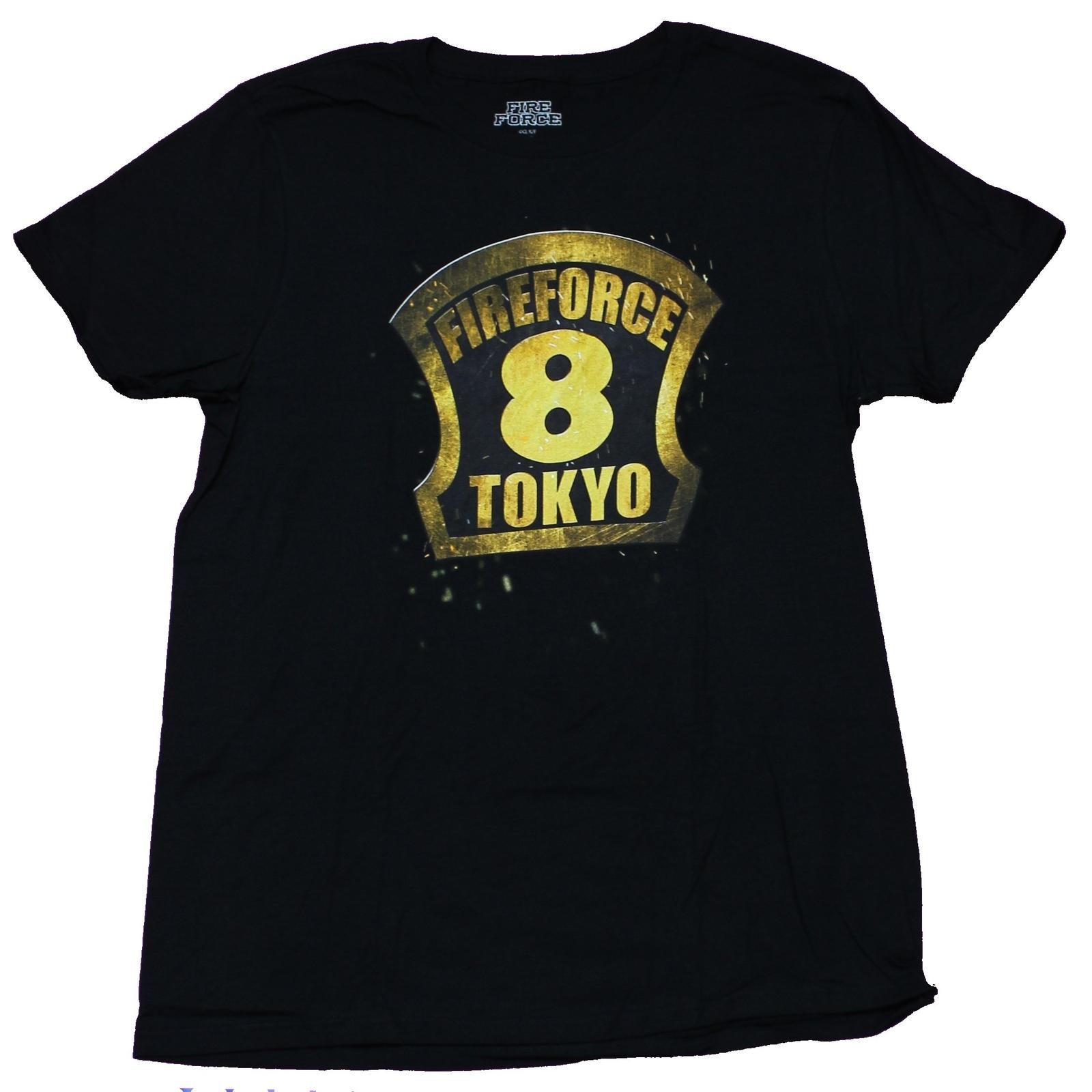 Fire Force Mens T-shirt Fire Force Tokyo 8 Logo Image L