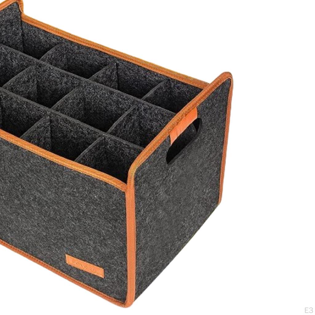 Tragbarer Weinaufbewahrungsbehälter, Organizer für Flaschen, ideal für Zusammenkünfte im Freien