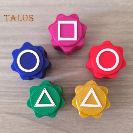 1/2 seturi coreeană tradițională joc de prindere a pietrei Antrenament pentru coordonarea ochi-mână Copii adulți Petrecere de noapte în familie Cricuri geometrice Pietriș de piatră