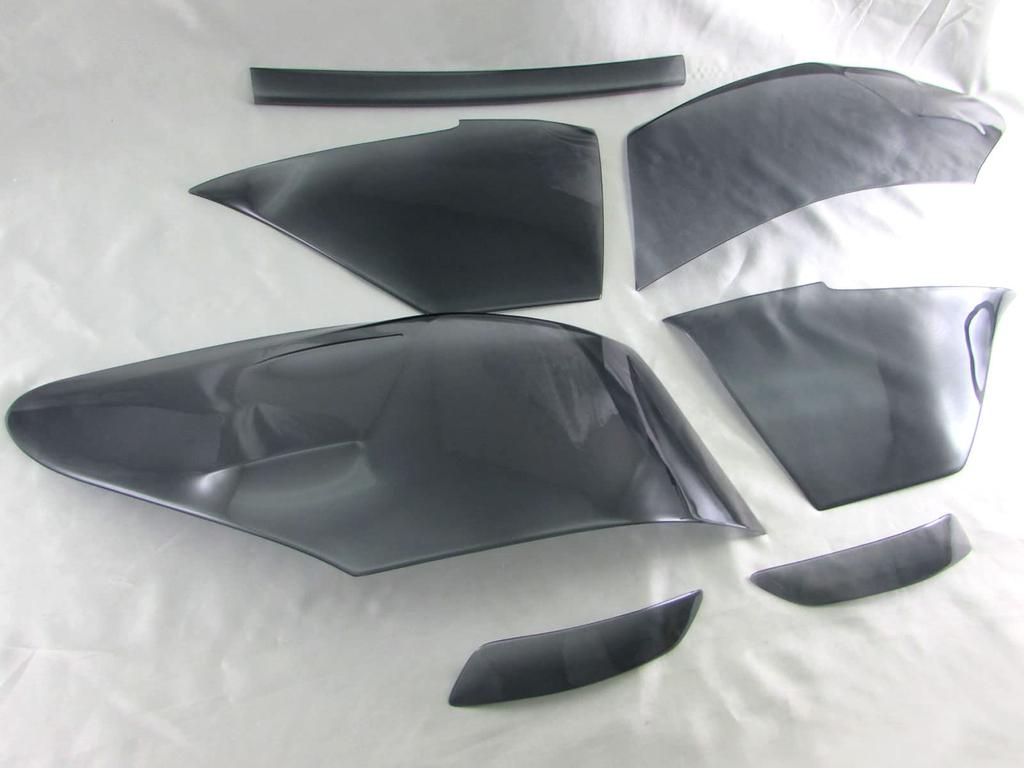 BRIGHTZ Smoked Taillight Cover Set for and USF45 USF and LS 460 LS460, USF40, (Late Model) [SMO-REA-180] F41, F46, 41, 46,