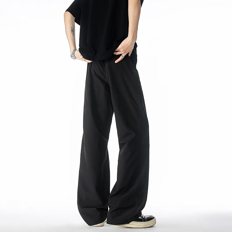 PLAYBOY Men's Casual Straight-Leg Trousers