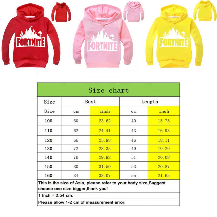 Long Sleeve Kids Hoodie Coat Boys Girls Game Printed Hooded Sweater Hoodies