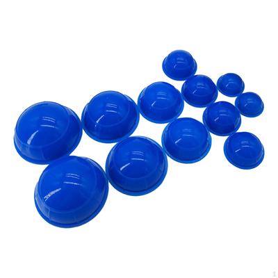 12 Stück Silikon-Vakuumbecher, elastisches Schröpfgerät, flexibel, effizient, leicht zu reinigen, stark