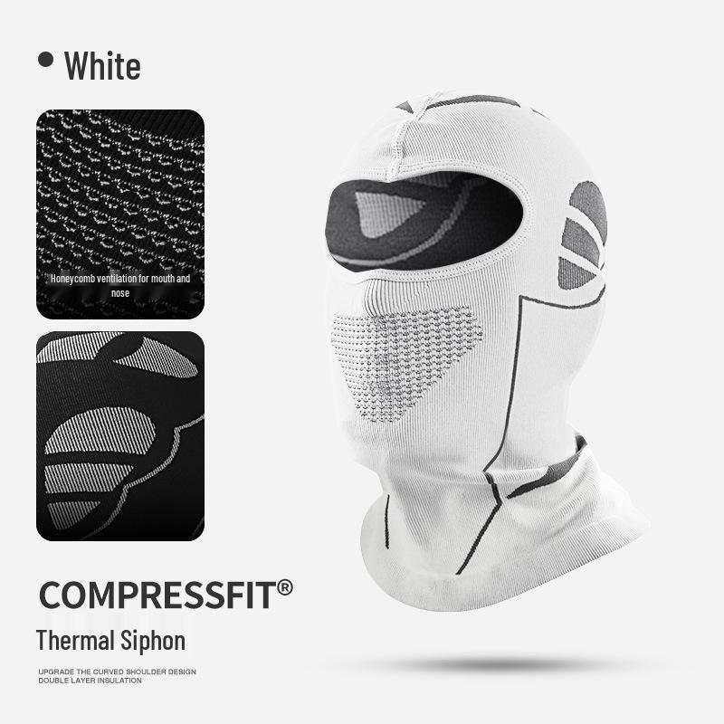 Men's Winter Cycling & Skiing Face Mask: Breathable, Windproof, Warm Neck Gaiter for Mountaineering, Fishing, and Motorcycle Rides.