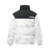 Li Ning Veste en duvet décontractée sport logo lettre col montant unisexe vêtement d'extérieur noir blanc YYMU141-5