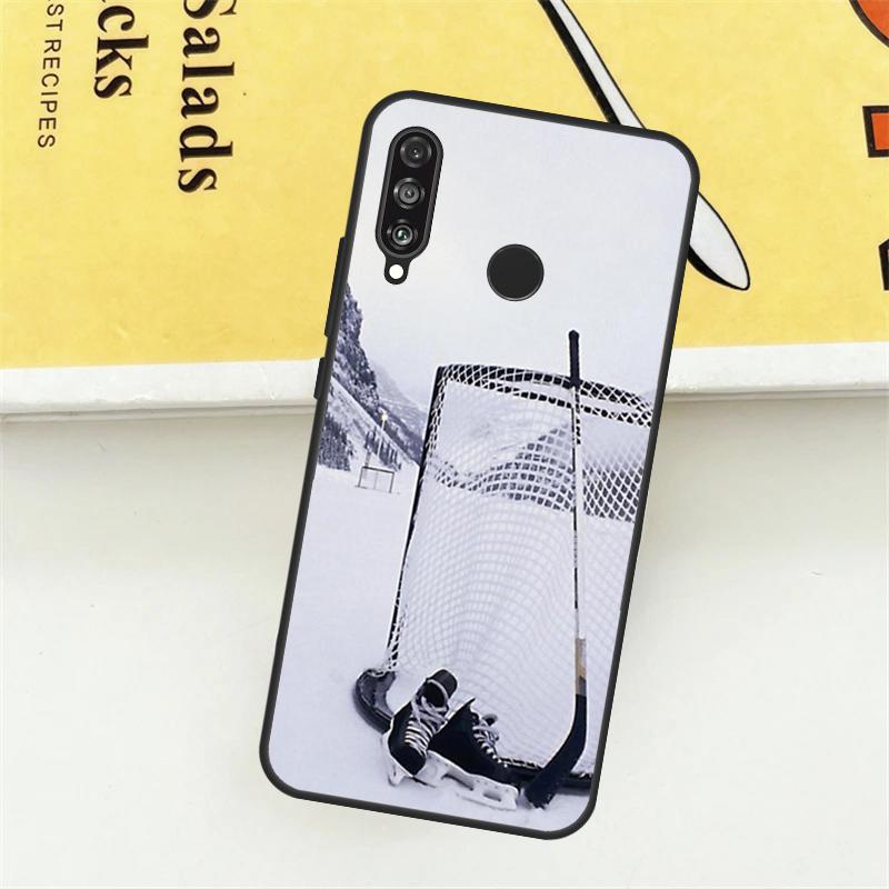 Hockey Stick and Puck Case For Huawei P30 P20 P40 Lite Nova 11 Pro 9 10 SE 5T 3i 7i 11i Y60 Y70 Y90 Y61 Y91 Cover